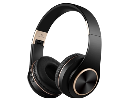 ELKUAIE 6S Auriculares inalámbricos para colocar sobre las orejas Auriculares estéreo inalámbricos plegables