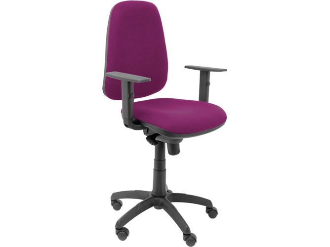 Silla de Escritorio Operativa PIQUERAS Y CRESPO Tarancón Morado (Brazos regulables - Tejido)