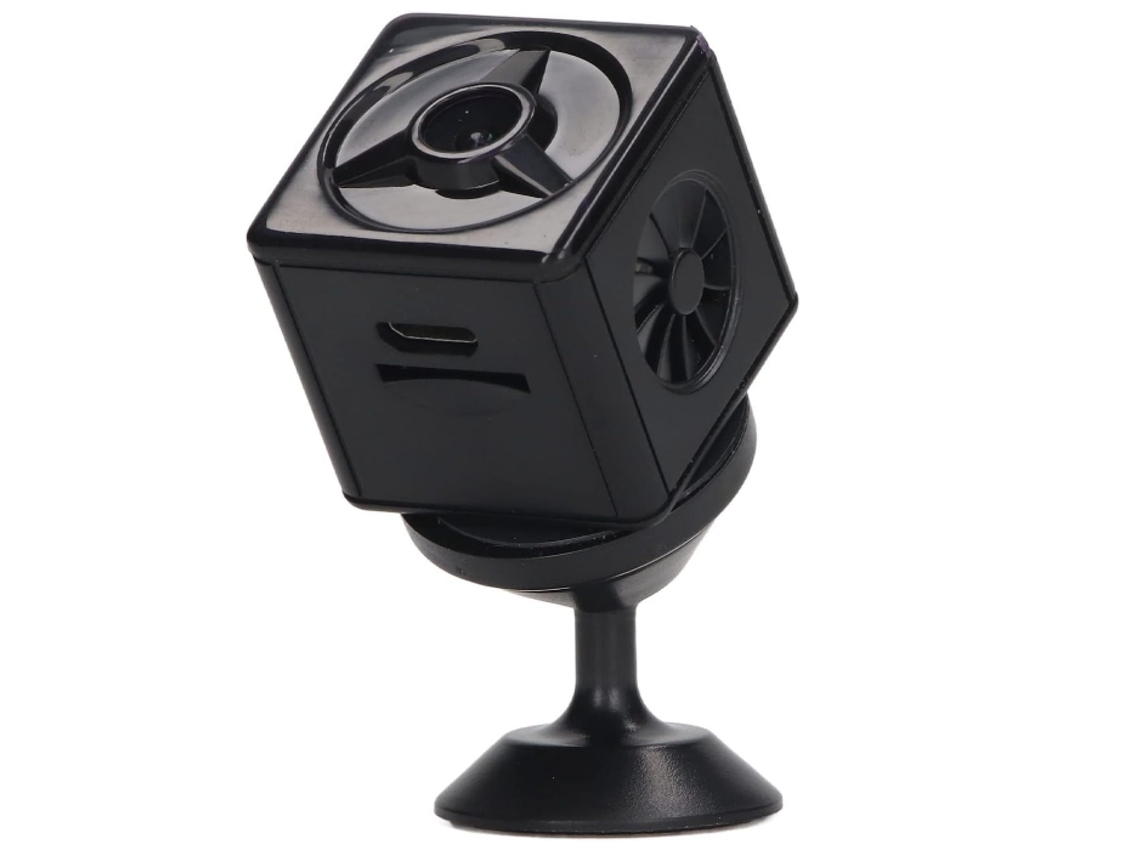 BISBISOUS K11 Wifi Cámara De Seguridad Visión Nocturna Detección De Movimiento 1080P Negro