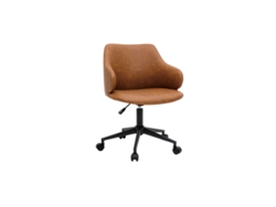 Silla de Escritorio Moderno En Tejido Marrón Hemmy MILIBOO