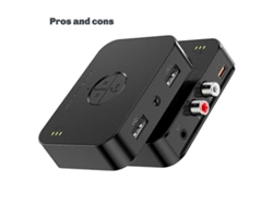 Transmisor y receptor de audio inalámbrico Bluetooth 5.4 de 3,5 mm de Rosewell