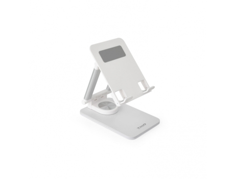 Soporte plegable para tableta de hasta 12 pulgadas de 9 pulgadas. Blanco TOOQ