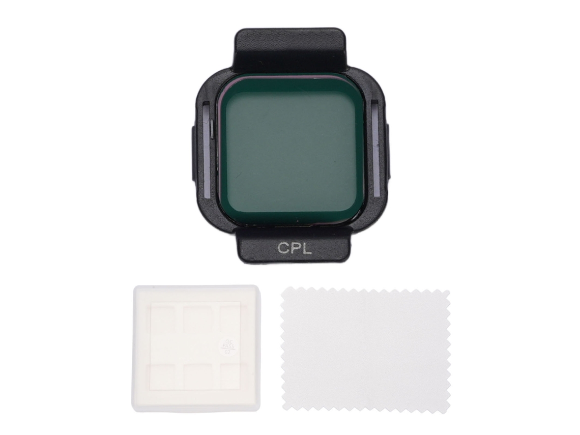 Filtro Cpl Para Drone Flip Cristal Óptico Multicapa Hd Polarizador Lente Cámara Con Caja De Almacenamiento