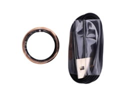 Anillo Inteligente De Fitness Con Rhinestones, Fotografía Remota Bluetooth, Impermeable Ip68, Color Oro