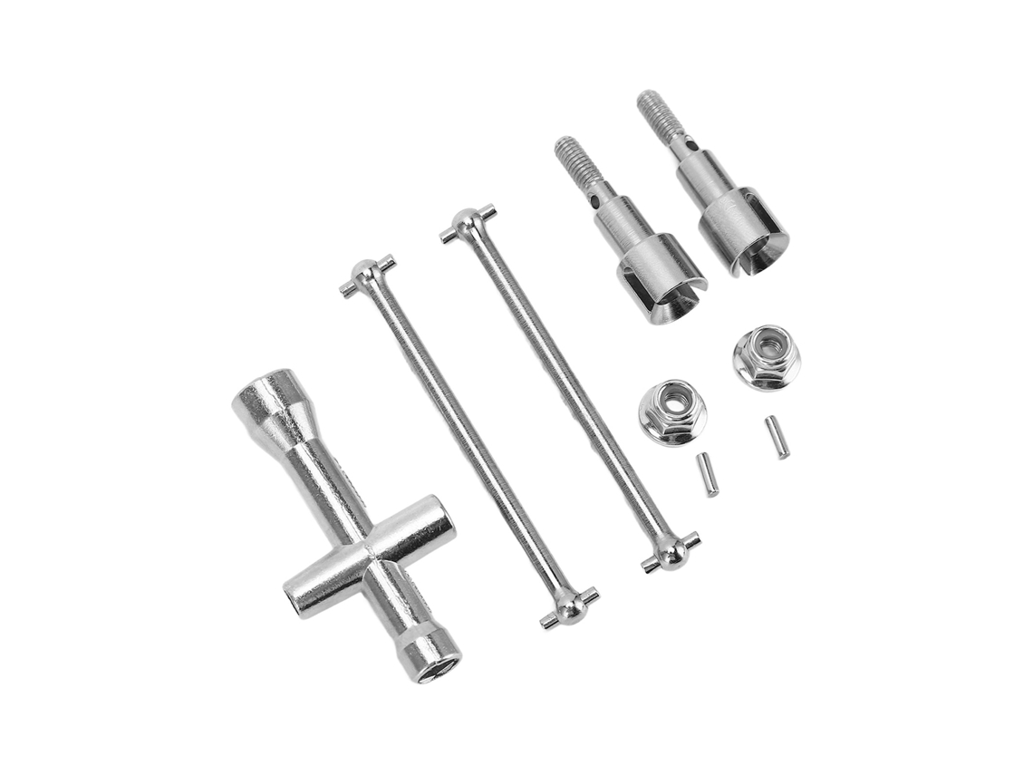 Eje De Transmisión Trasero De Acero De Alta Dureza Para Coche Rc 1/16 Scy 16101 16102 16103 16201pro