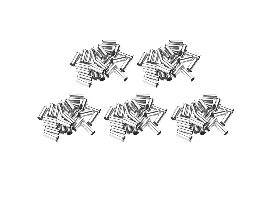 Kit de 125 piezas de terminales de cobre sin aislamiento AWG 1/2/4/5/7 para cableado
