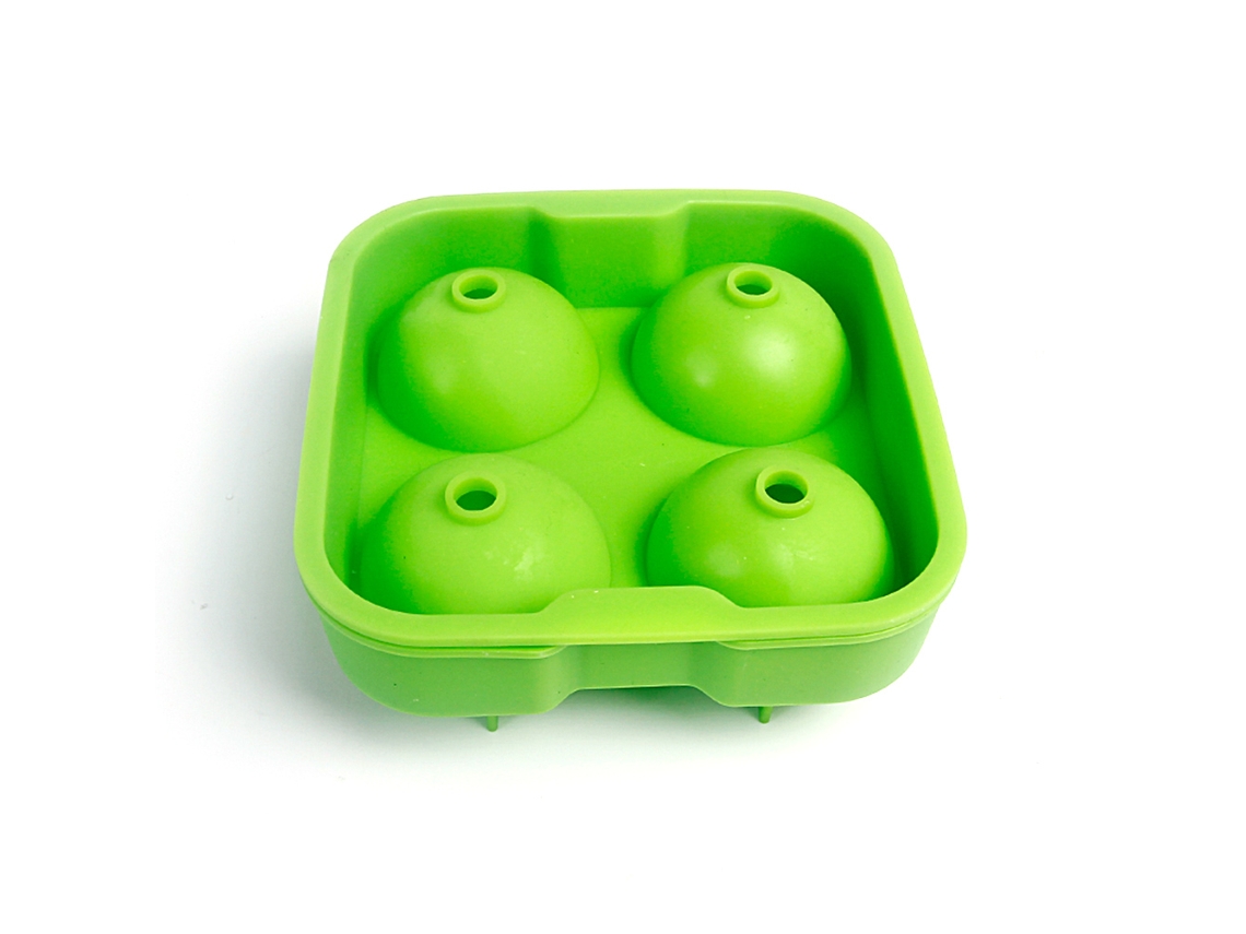 Moldes De Silicona Reutilizables Con Forma De Balón De Fútbol Americano Y Tapas Para Cubitos De Hielo, Ideales Para Cócteles Y Otras Bebidas.