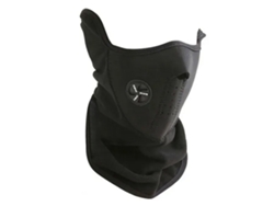 Máscara facial respirável e confortável Bj-cover para ciclismo e atividades ao ar livre, lenço preto com proteção solar.