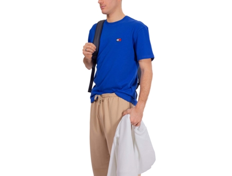 Camiseta de Hombre TOMMY JEANS Azul (L)