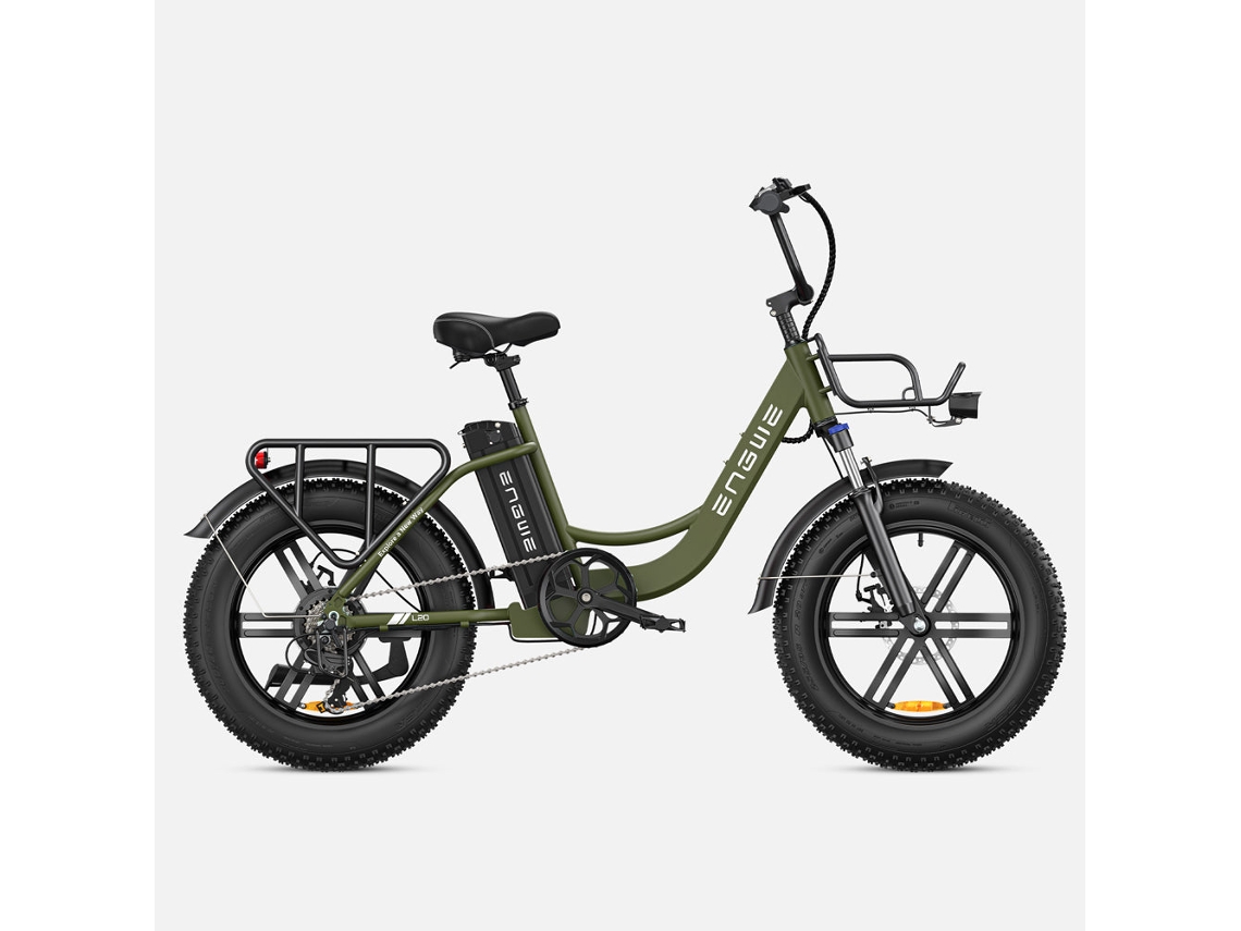Bicicleta eléctrica verde Engwe L20 48v13ah 250w