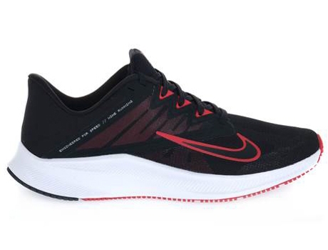 Zapatillas Deportivas NIKE Quest 3 (Negro - Tejido, Material Sintético - 40,5)