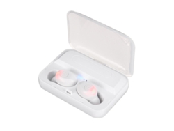 Mini auriculares estéreo inalámbricos Bluetooth 5.0 TWS con reducción de ruido y pantalla luminosa Ly Ebike