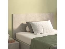 Cabecero De Cama Madera Contrachapada Gris 120x1,5x80 Cm