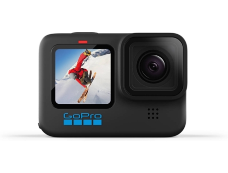 Deportiva Gopro Hero 10 black hero10 prueba agua con lcd frontal y pantallas traseras video 5.3k60 ultra hd fotos 23mp en vivo 1080p web 5.3k 23