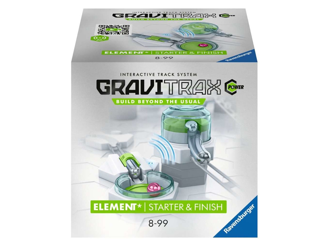 Juego de Ciencia RAVENSBURGER Gravitrax Power Elements Starter & Finish (3 Piezas)