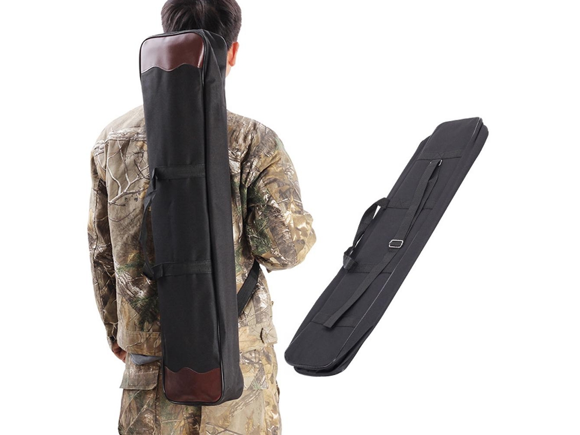 Bolsa Para Arco Recurvo Con Correa Extendida Y Cinturón Ajustable Mochila De Lona Para Tiro Con Arco Y Flechas.