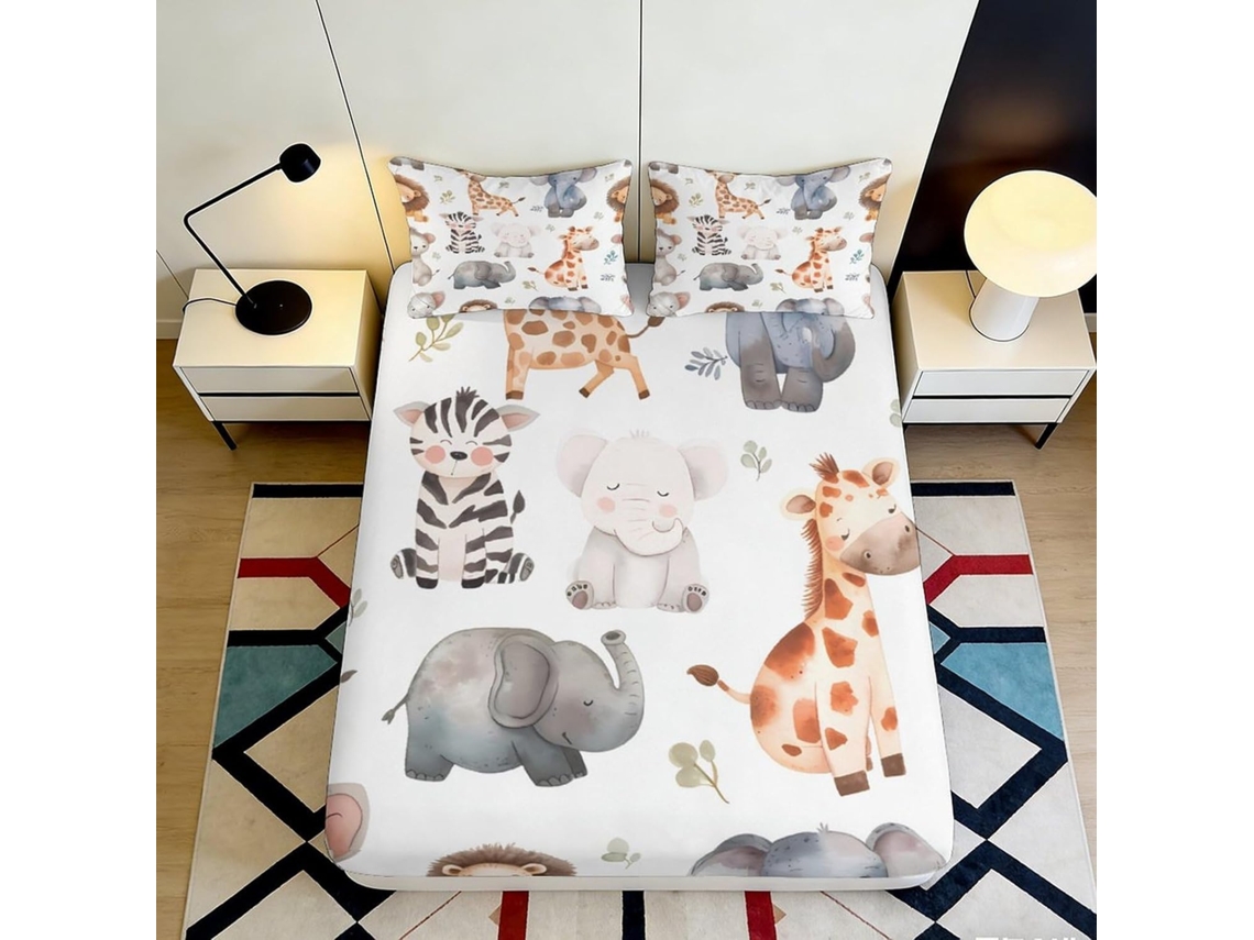 Estampado Microfibra Microfibra Diseño Almohada Juego Color 200x25cm