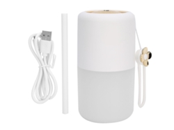 Humedificador De Aire Usb 300ml Con Generador De Niebla Y Luz Nocturna, Portátil Y Silencioso