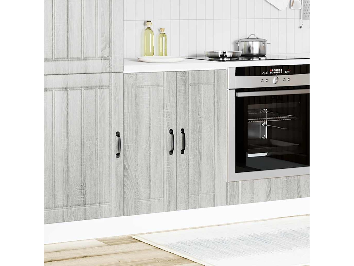 Maison Exclusive - Panel Para Lavavajillas Lucca Madera Contrachapada Sonoma Gris