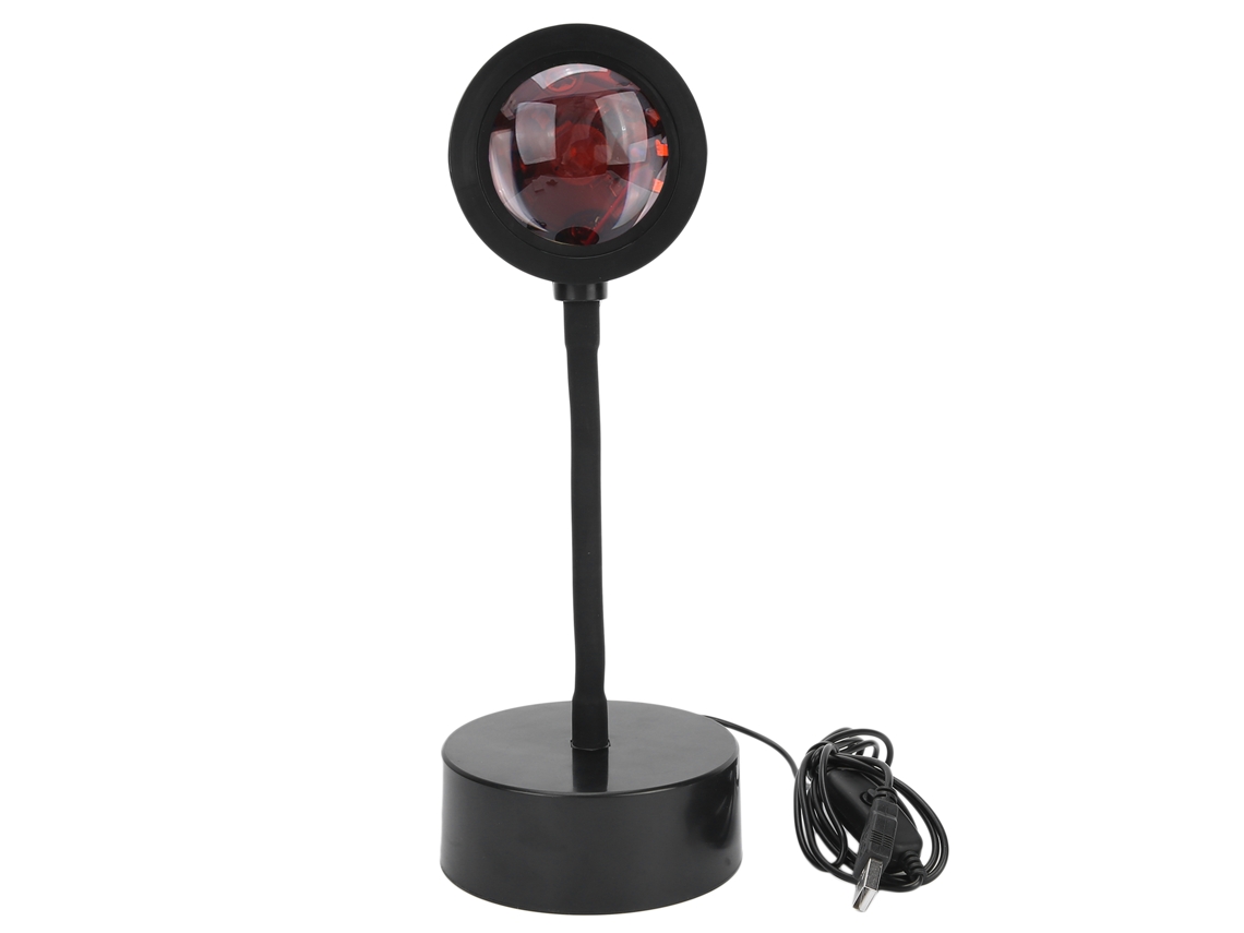 Lámpara De Proyección Led Usb Ajustable Con Rotación De 180 Grados Para Dormitorio.