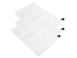 10 bolsas de limpieza para aspiradora de piscina de malla fina blanca