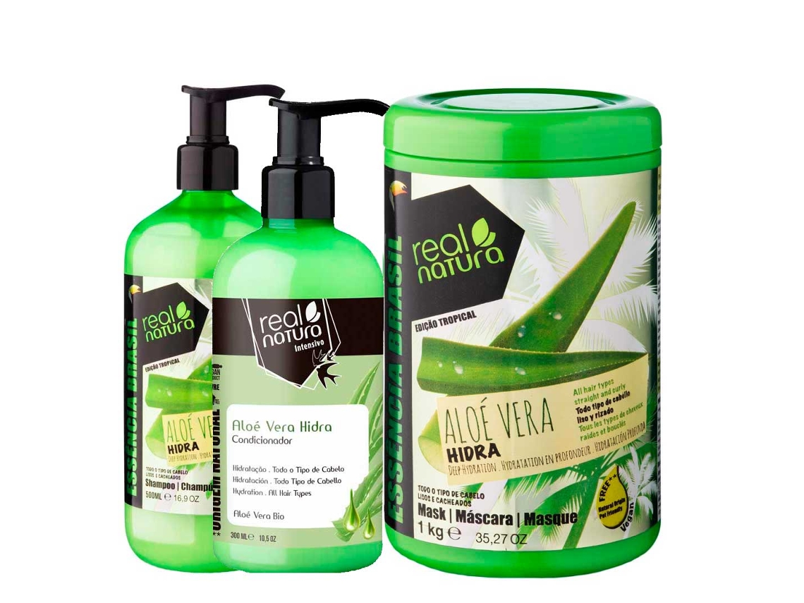 Cofre de Cabello REAL NATURA Aloe Vera Hidra Pack 1