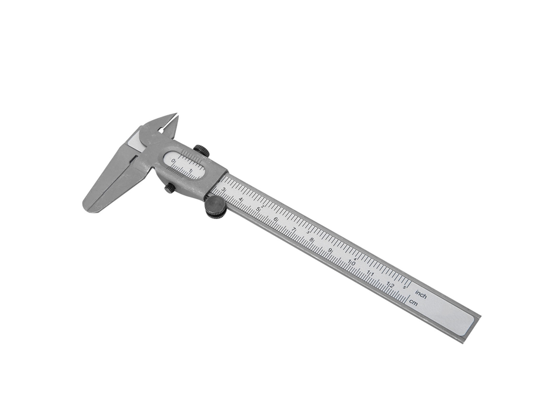 Regla De Medición De Precisión Vernier De Metal, Micrómetro, Herramienta De Medición (5 Pulgadas)