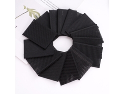 Pegatina Para Pelo Hair Grippers Para Salón, Sujetador De Flequillo, Parche De Peinado, 6x7cm, Negro, Para Mujeres