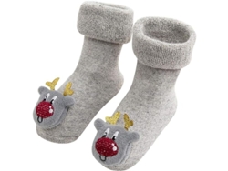 2026-calcetines De Piso Animales Divertidos 3d Bebé Niño Niña Elástico Suave Navideño Talla 0-1 Año