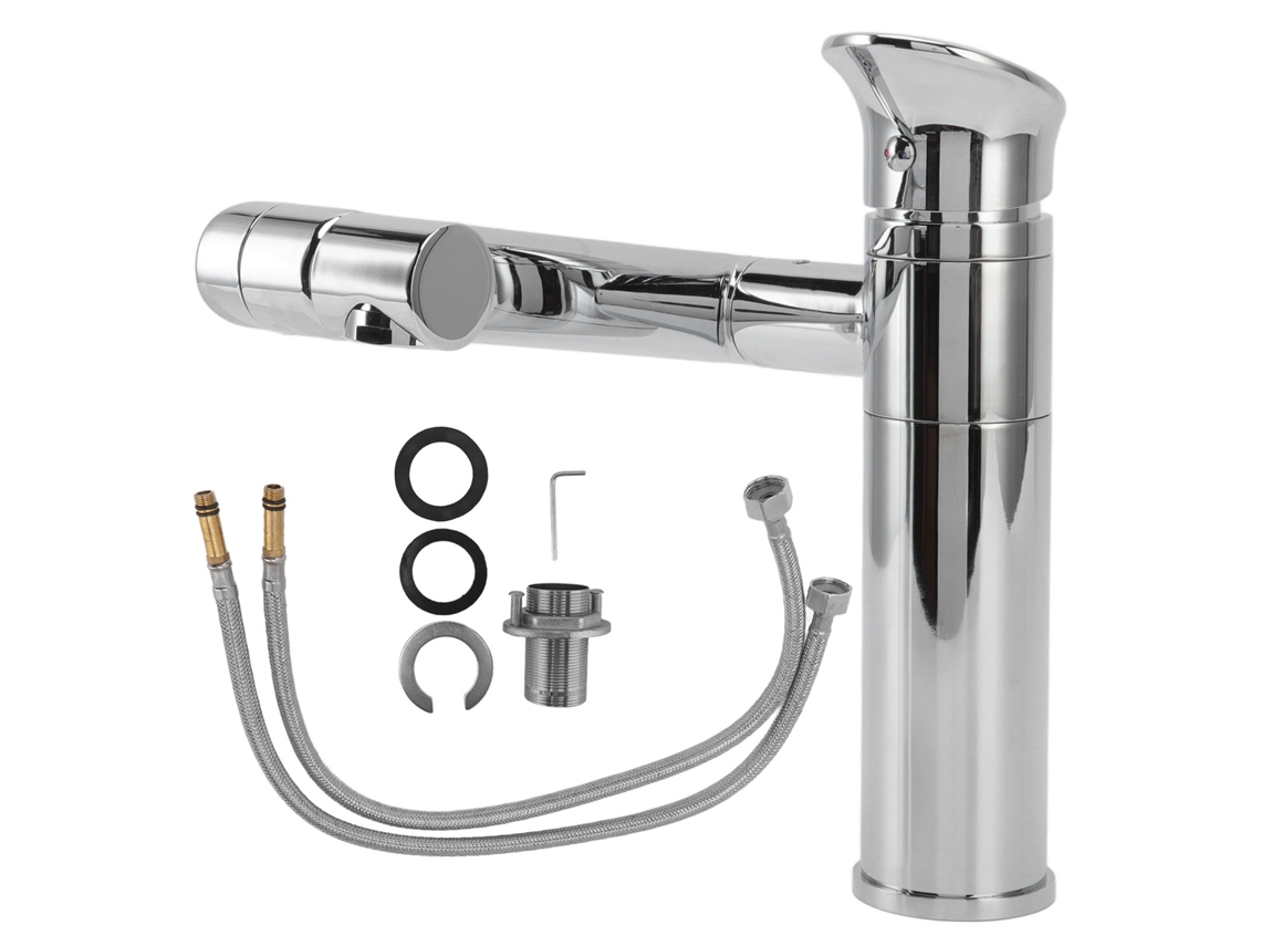 Grifo universal con manguera para cocina y baño
