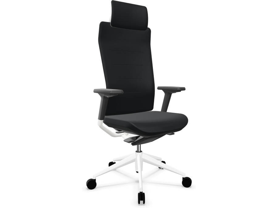 Silla de Escritorio Ergonomica Ejecutiva ACTIU Tnk Flex Pure Black (67,5x67,5x110,5 - 127,5cm)