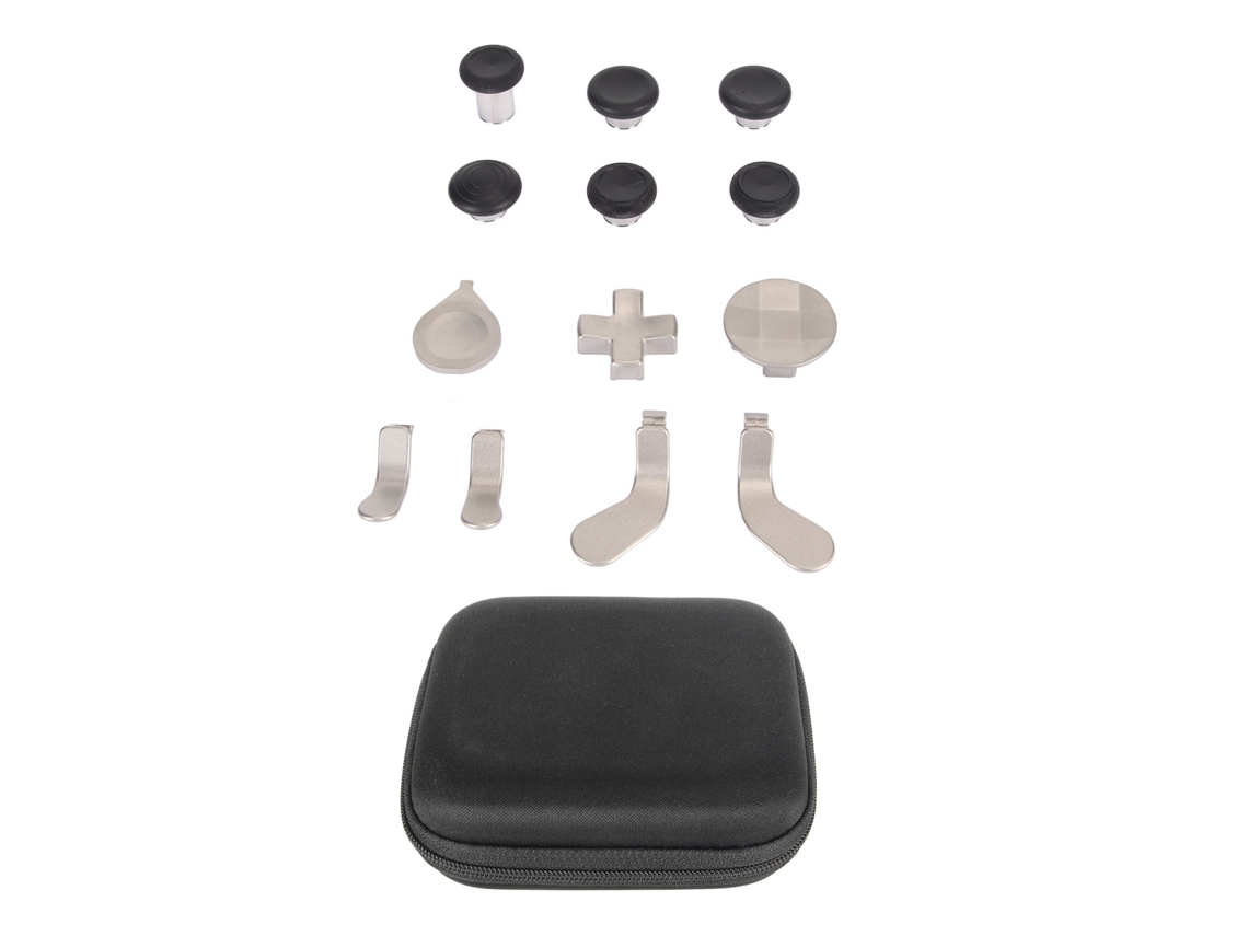 Kit De Joysticks De Metal Sensível Magnético Para Xbox One Elite Series 2 Prata