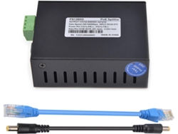 Divisor Ethernet De 12 V Y 5 A, Carcasa Metálica, Rj45 10/100/1000
