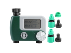 Controlador De Riego Inteligente Con Temporizador Y Doble Salida Para Jardín Y Hogar.