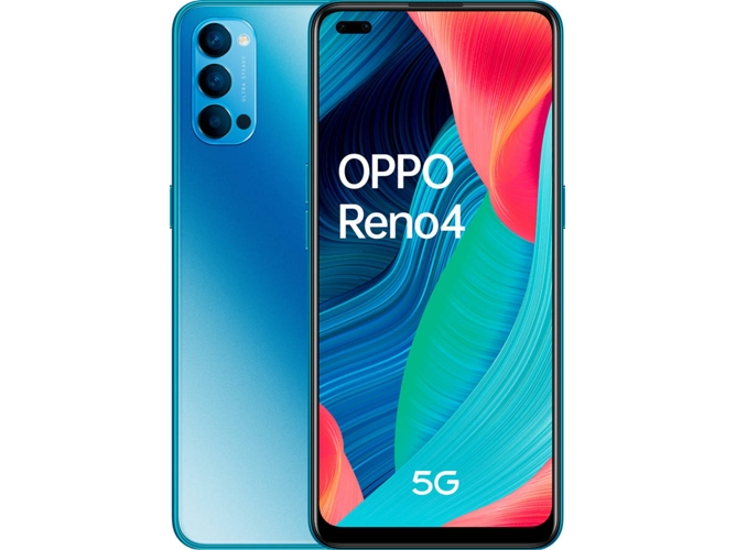 Smartphone OPPO Reno 4 5G (6.4'' - 8 GB - 128 GB - Azul)