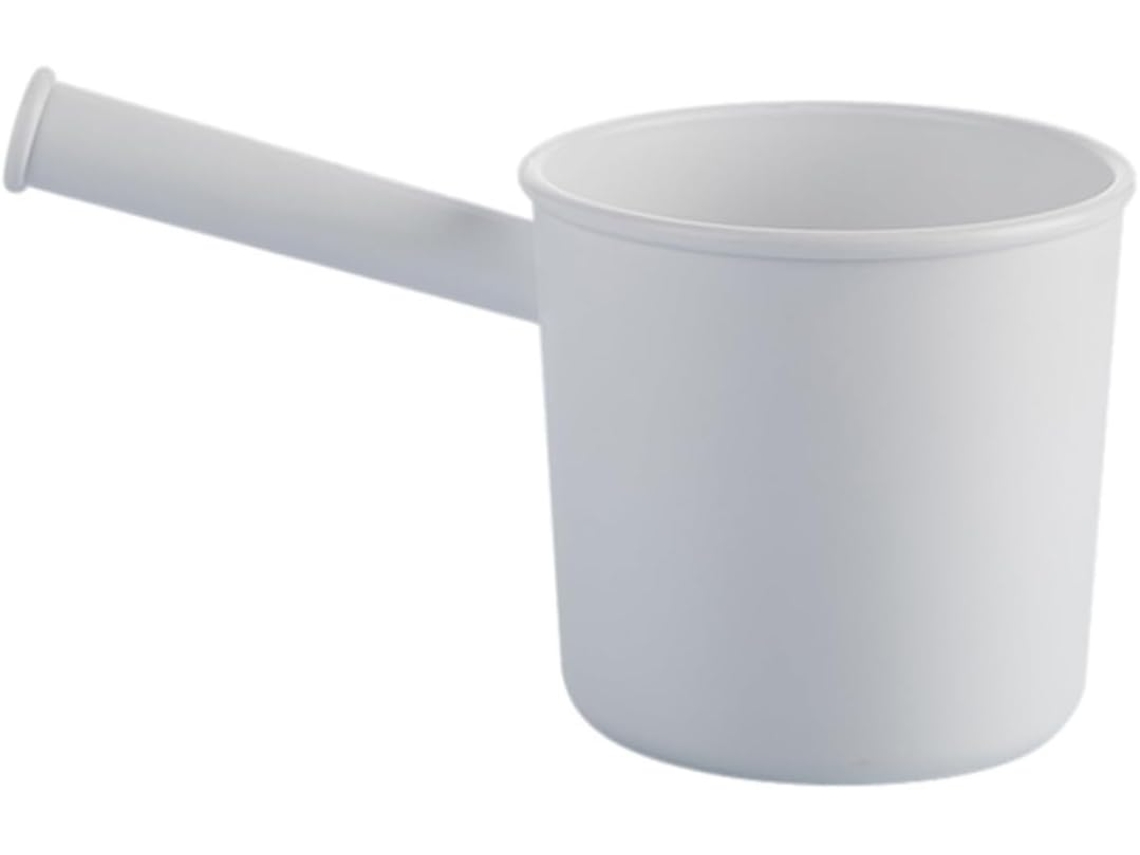 Plástico Cocina Resistente, 1 Cucharón De Blanco Con Mango