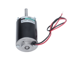 Motor de CC de imán permanente de alta velocidad de 24 V y 7000 RPM con eje de 43 mm | Sin marca