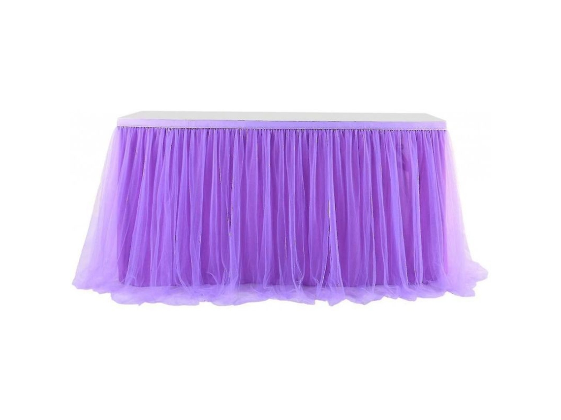 2026-5401-manta De Mesa Falda Voluminosa 9ft (2.75m*0.77m) Hpz Para Fiestas Bodas Decoración Hogar