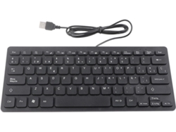 Teclado De Computadora Español-inglés Con Letras 30 0 × 14 × 3 (con Cable)