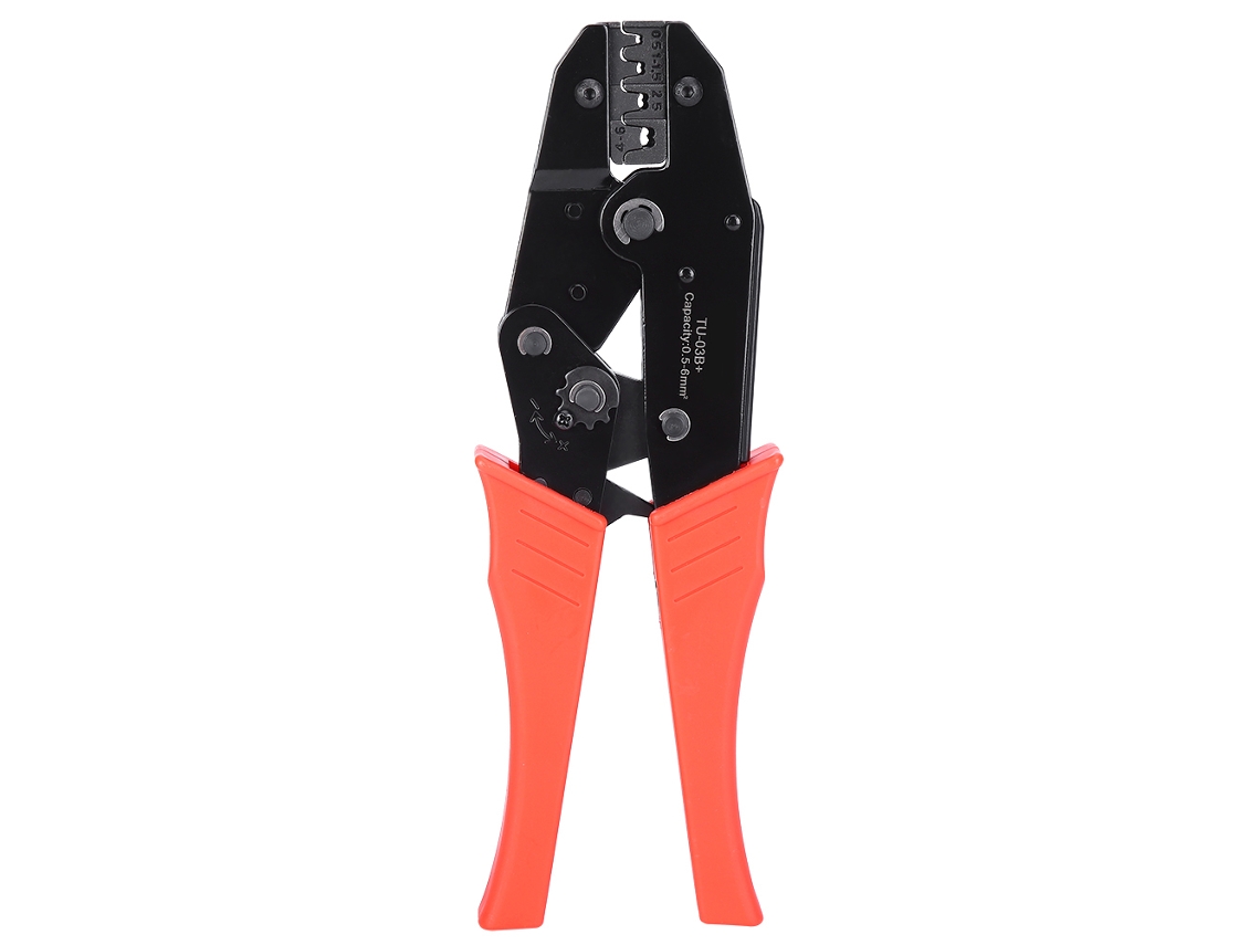 Herramienta De Crimpado Con Trinquete 22-18 16-14 12-10awg 0.5-1 1.5-2.5 4.6mm² Terminal De Cable Premium Tu-03b+