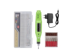Máquina Eléctrica De Manicure E Pedicure Com Conjunto De Cabeças De Lixamento (branca)