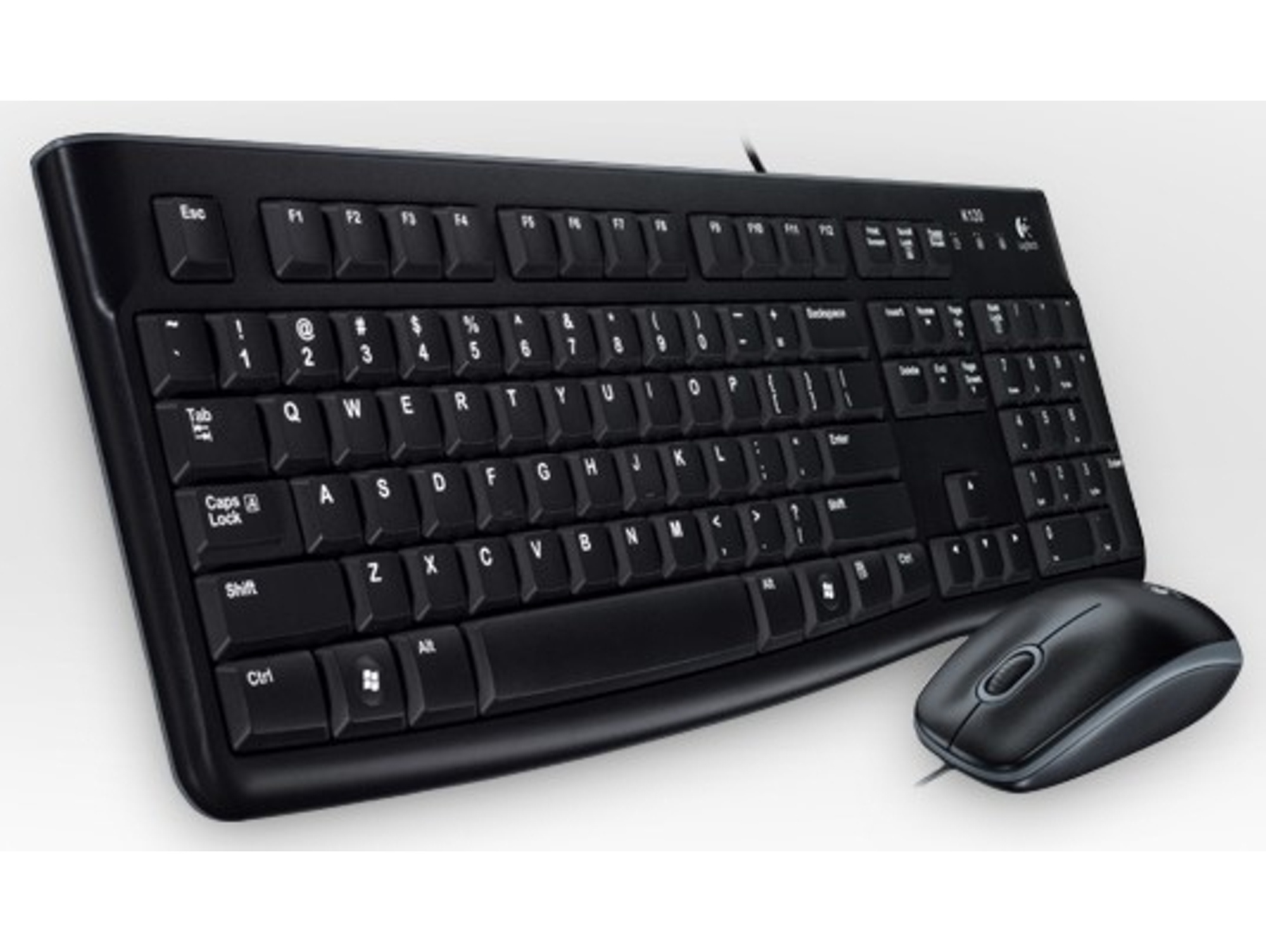 Teclado Logitech Desktop MK120, Swiss (Con Cable - Layout Suizo)