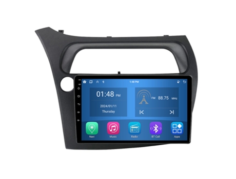 Autoradio 4GB RAM64GB ROMM ROVERONE para Honda Civic Hatchback 2006 - 2012 CarPlay Android Coche Radio Bluetooth GPS Navegación