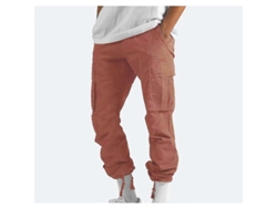 Pantalones Cargo Casuales De Invierno Para Hombre Con Múltiples Bolsillos Para Entrenamientos Al Aire Libre.