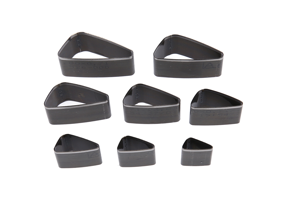 8 Moldes Perforadores De Cuero De Acero De Alto Carbono Para Manualidades, Corte De Textiles, Masilla De Polímero Y Joyería.