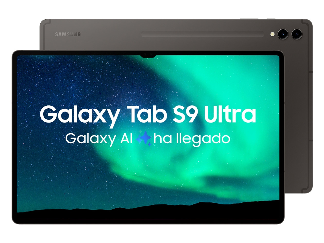 Tablet SAMSUNG Galaxy Tab S9 Ultra (14.6'' - 256 GB - 12 GB RAM - Wi-Fi + 5G - Gris)