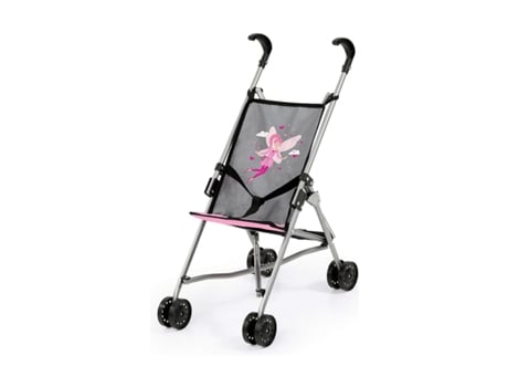 Accesorios REIG Cochecito para Muñecas Paraguas Hada Gris (Edad Mínima Recomendada: 3 años)