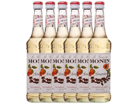Licor MONIN Schnapp Monin Sirope Amaretto (0.7 L - 6 unidades)