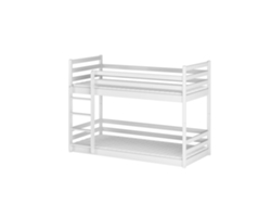 Litera FURNLUX Classic Mini (Blanco, Madera Maciza - 98X208X136 Cm / 90X200 Cm)