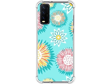 Carcasa Vivo Y20s TUMUNDOSMARTPHONE Dibujos Antigolpes Flores 05 Multicolor
